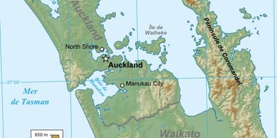 Auckland ਭੂ ਨਕਸ਼ਾ
